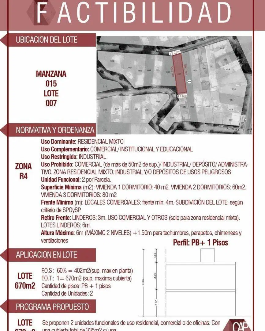 LOTE APTO DUPLEX 670 M2 CUESTA COLORADA 2