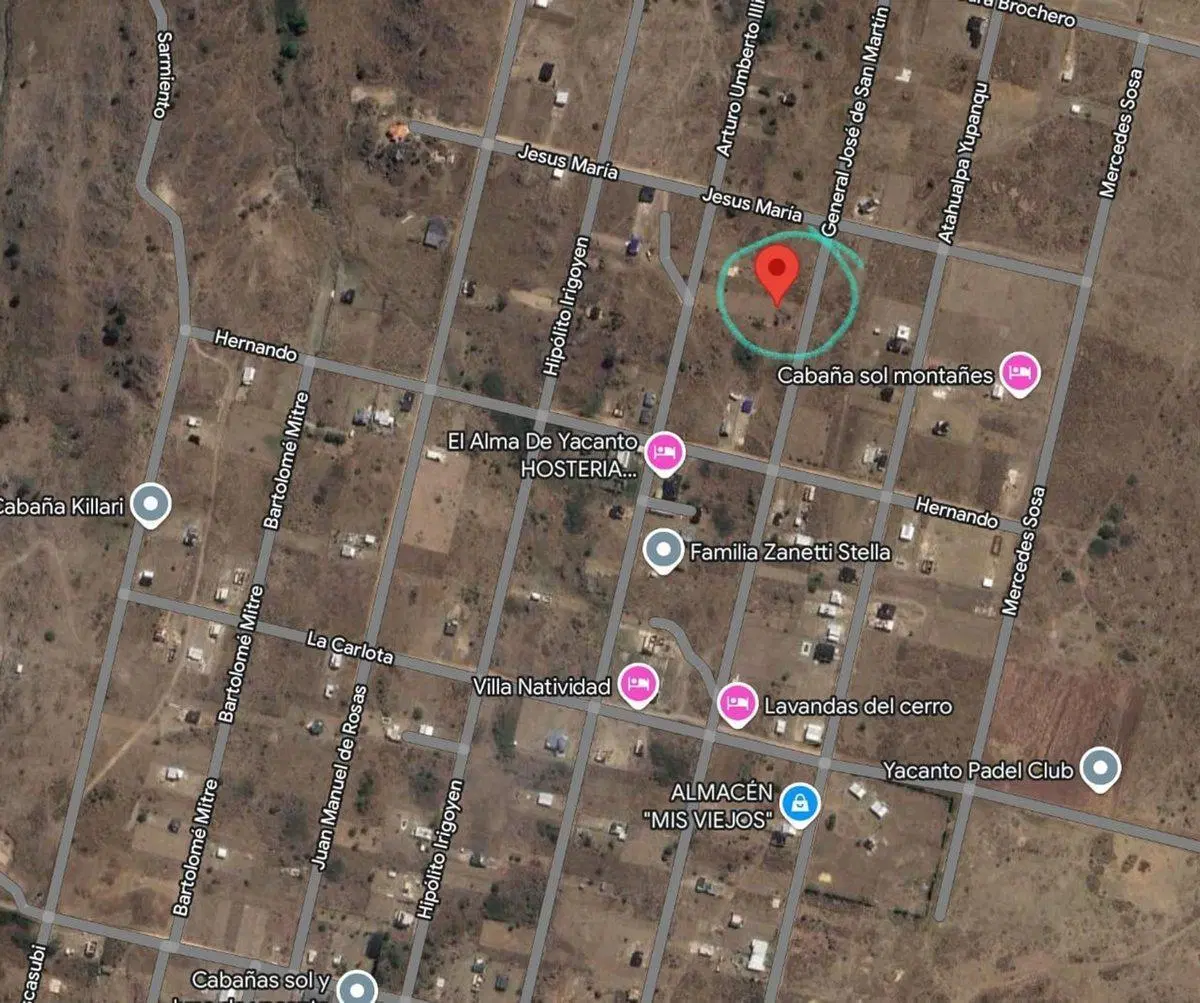 VENTA LOTE EN YACANTO 400 M2 ESCRITURA VISTAS 5