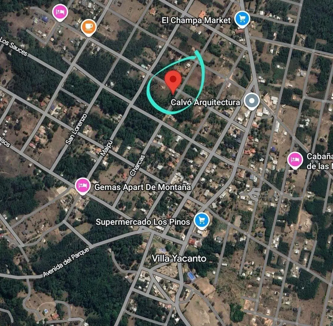 VENTA LOTE ESQUINA 600m2 CENTRICA EN YACANTO 3
