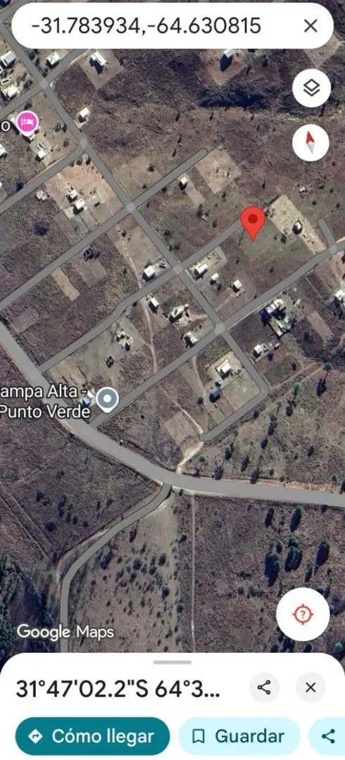 VENTA LOTES  1260 m2 PAMPA ALTA POTRERO DE GARAY 5