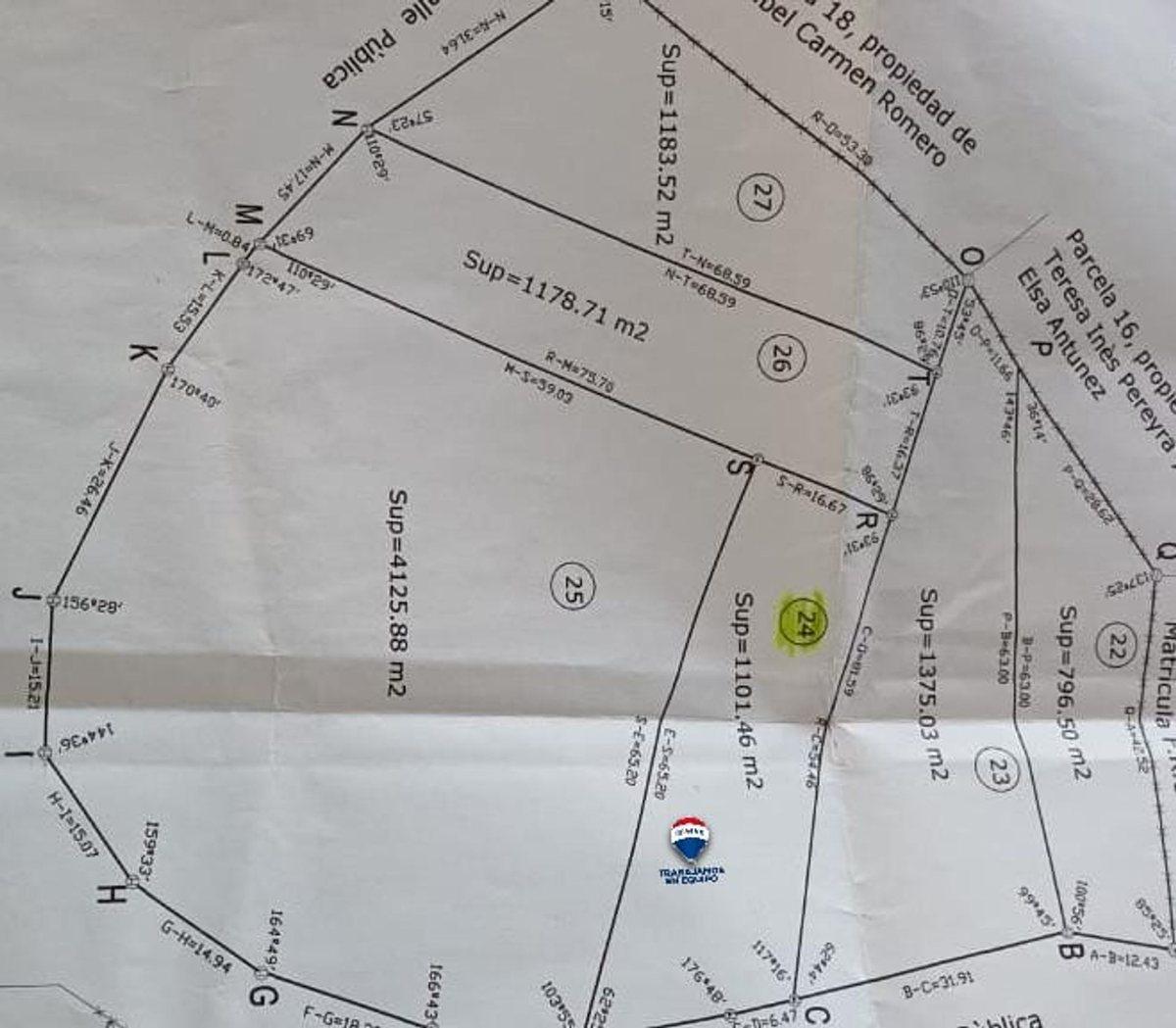 Foto de VENTA LOTE 1101 M2 2DA. USINA EMBALSE ESCRITURA, imagen 1