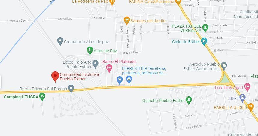 Terreno en Comunidad Evolutiva - Pueblo Esther 1