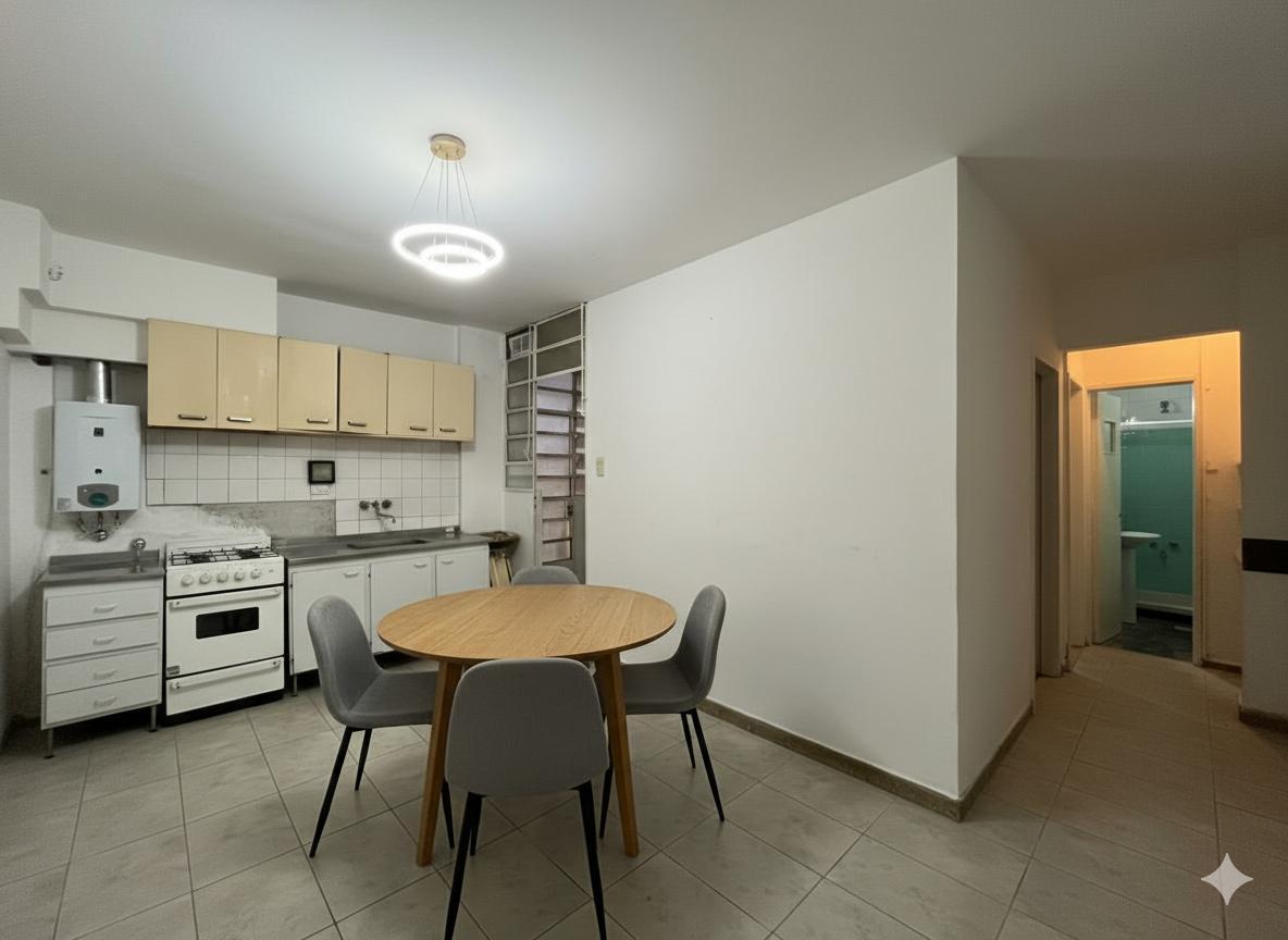 VENTA - Departamento de 1 dormitorio comodin y patio. Martin, Rosario.