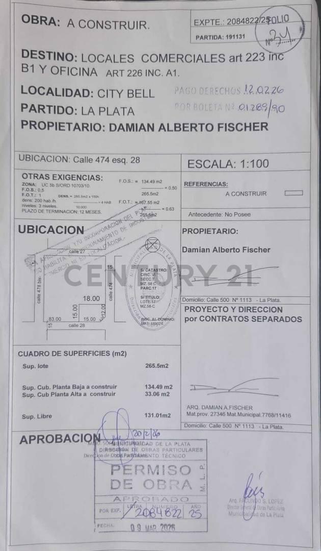 Foto de Oficina en Venta en City Bell calle 28 esquina 474, imagen 5