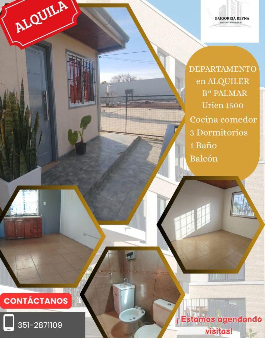 ALQUILO DPTO PA - BARRIO PALMAR