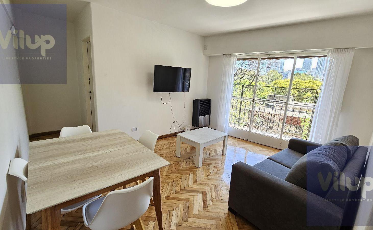 Departamento alquiler temporario 3 ambientes en Palermo amoblado