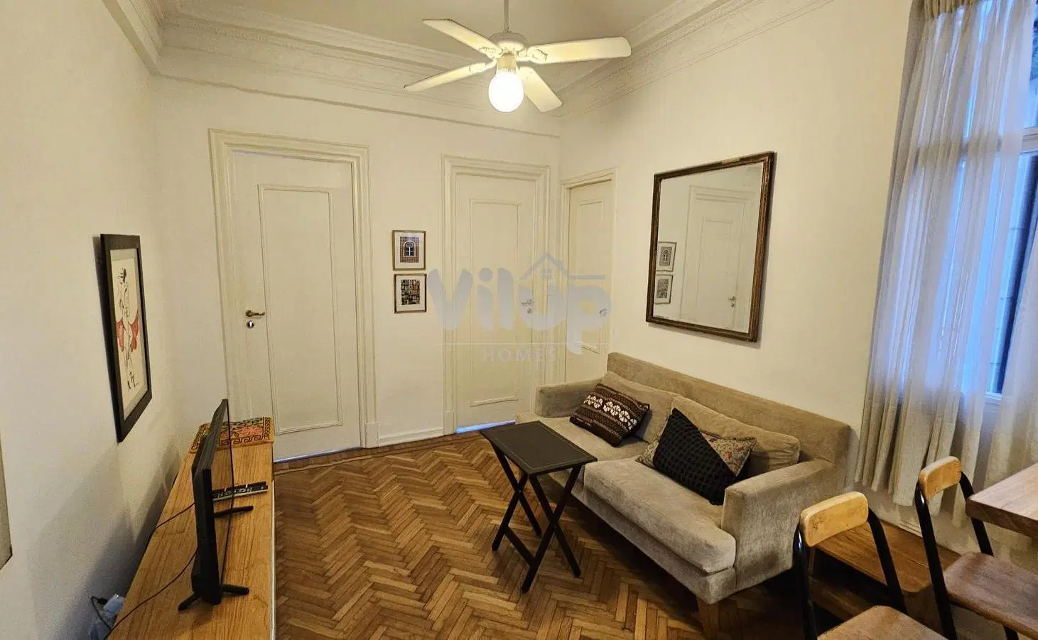 Departamento 3 ambientes alquiler temporario en Recoleta totalmente renovado 2