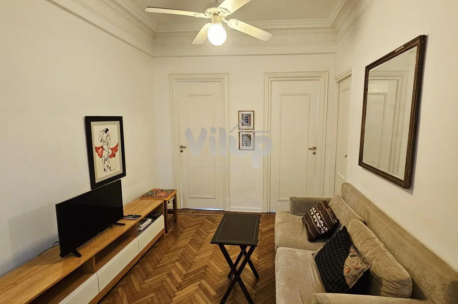 Departamento 3 ambientes alquiler temporario en Recoleta totalmente renovado 3