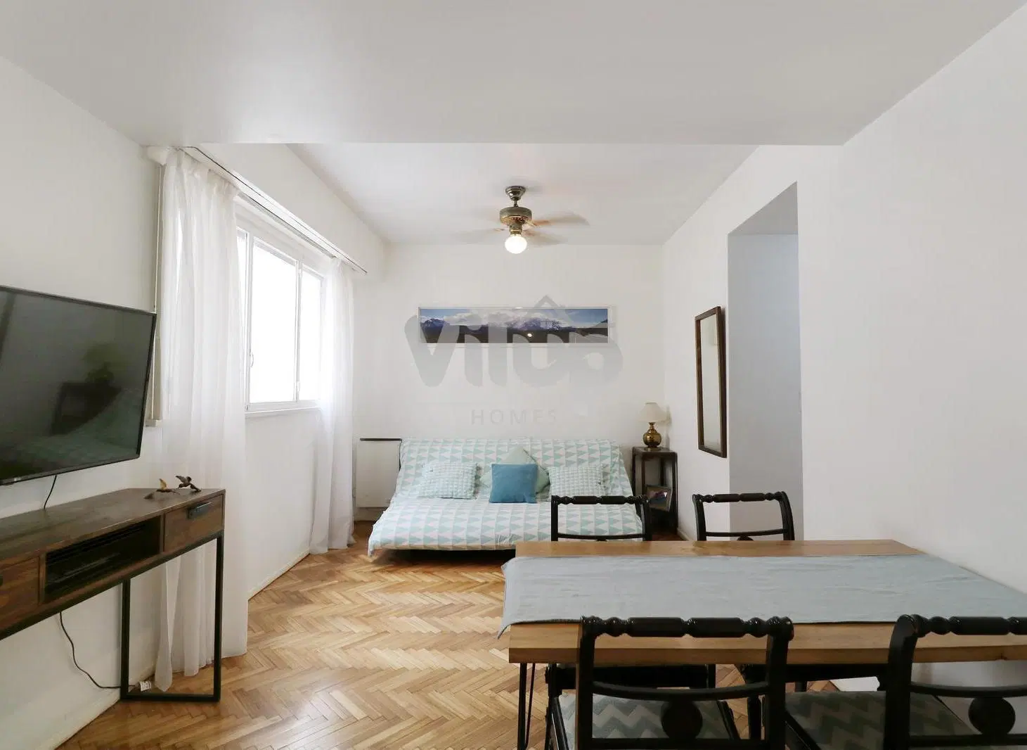 Departamento dos ambientes en Recoleta con terraza 1