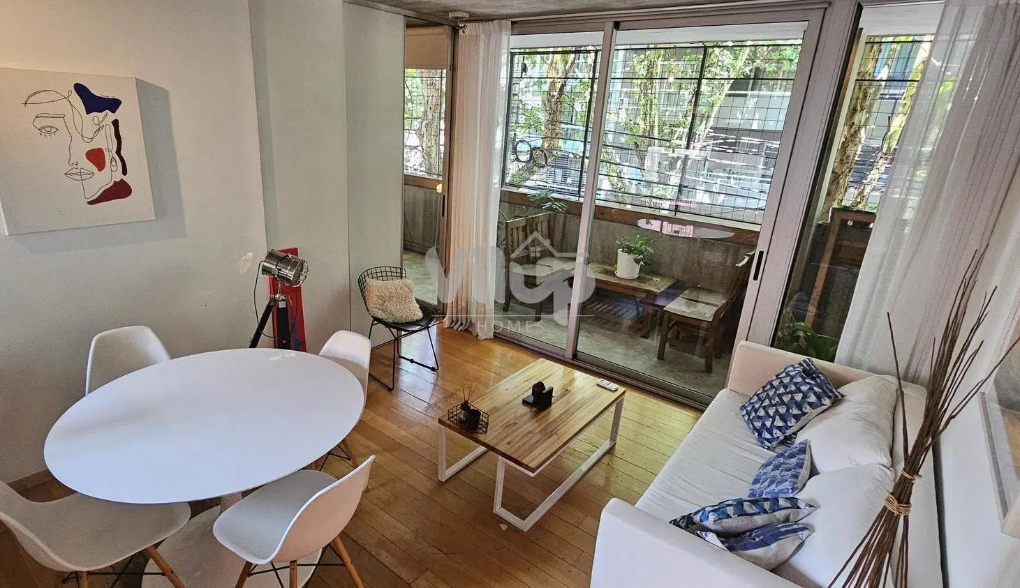 Departamento temporario 2 ambientes en Palermo Hollywood al frente 4