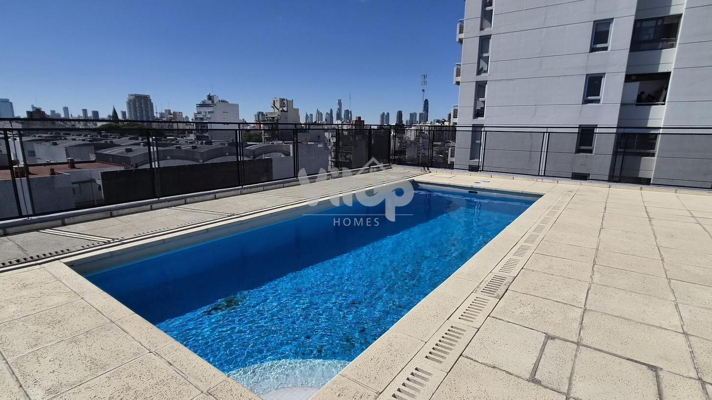 Foto de Monoambiente dividido 35m² cubiertos con gran balcón y piscina, imagen 4