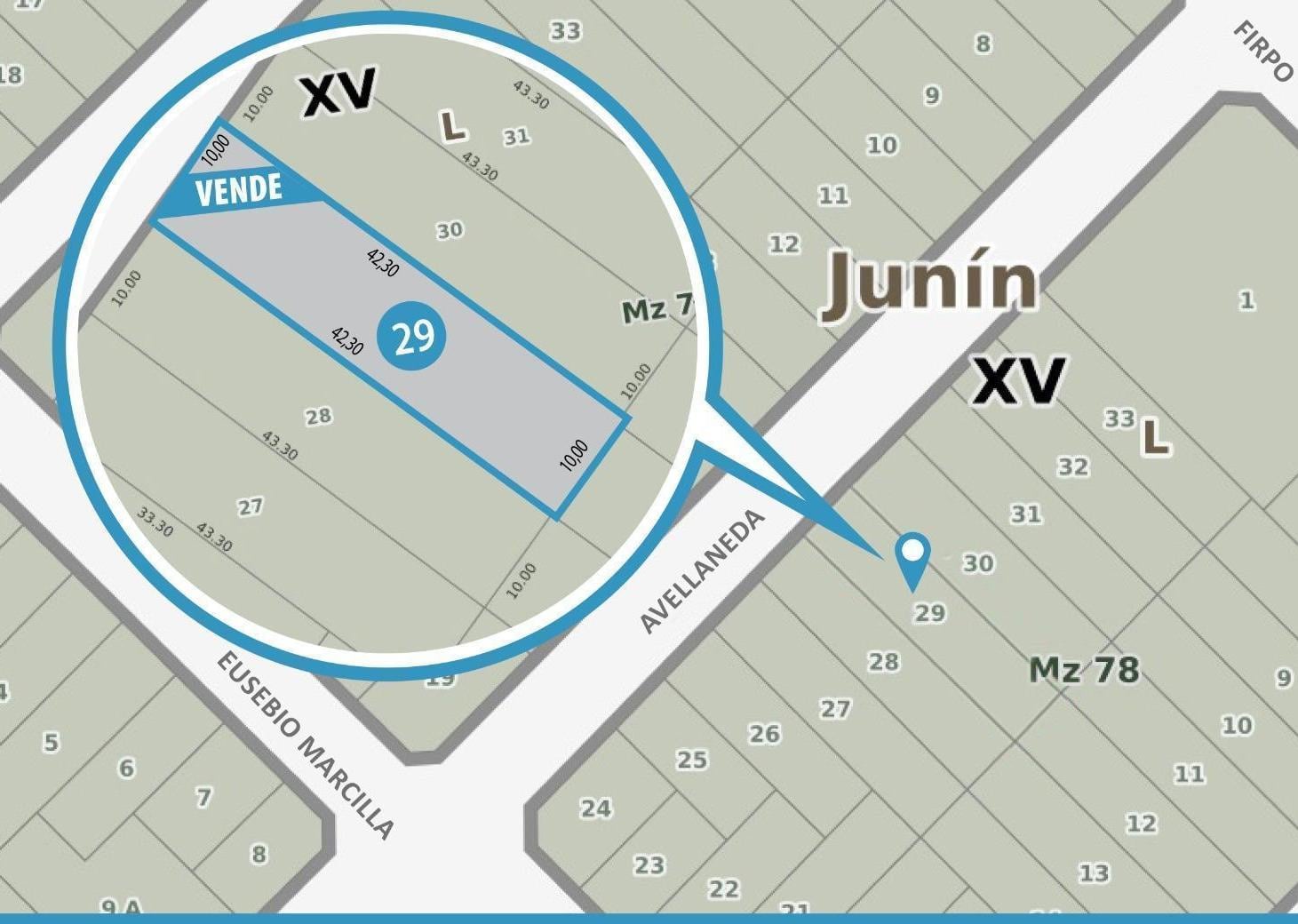 Terreno en Venta en Junin