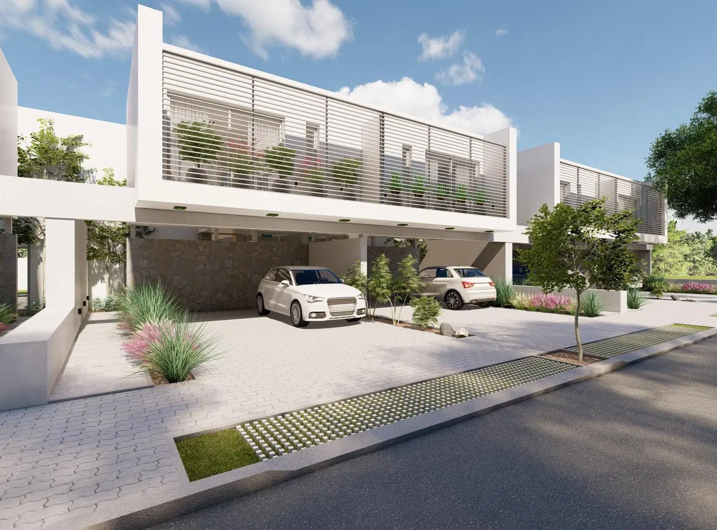 TERRAZAS DE MANANTIALES Categoria Moderno y Funcional, Duplex 3 Dorm con Piscina y patio fondo nort 4