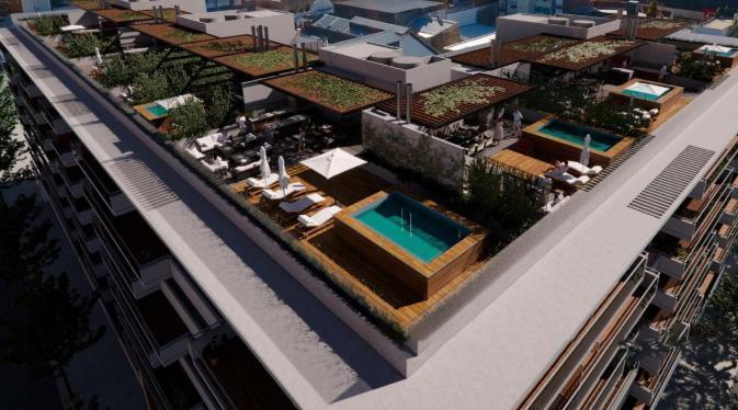 venta departamento rosario Midtown Pichincha centro 2 dormitorios balcón aterrazado
