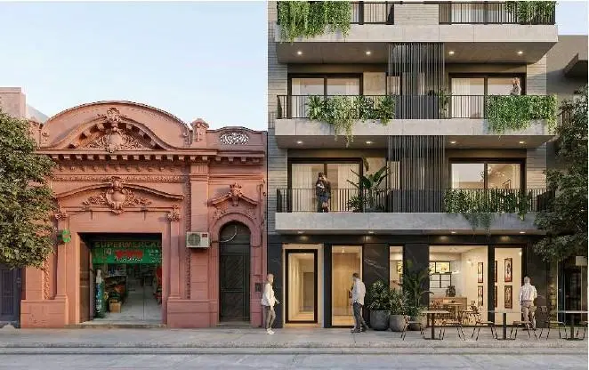 VENTA DEPARTAMENTO 1 1/2 AMBIENTE CON BALCON EN PALERMO | EN POZO 4