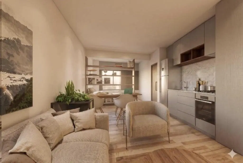 VENTA DEPARTAMENTO 1 1/2 AMBIENTE CON BALCON EN PALERMO | EN POZO 3