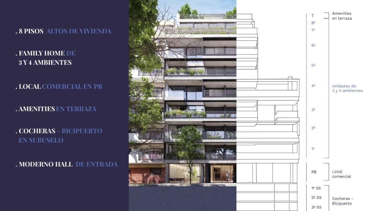 Foto de DEPARTAMENTO EN VENTA 4 AMBIENTES EN COLEGIALES COCHERA AMENITIES EN, imagen 4