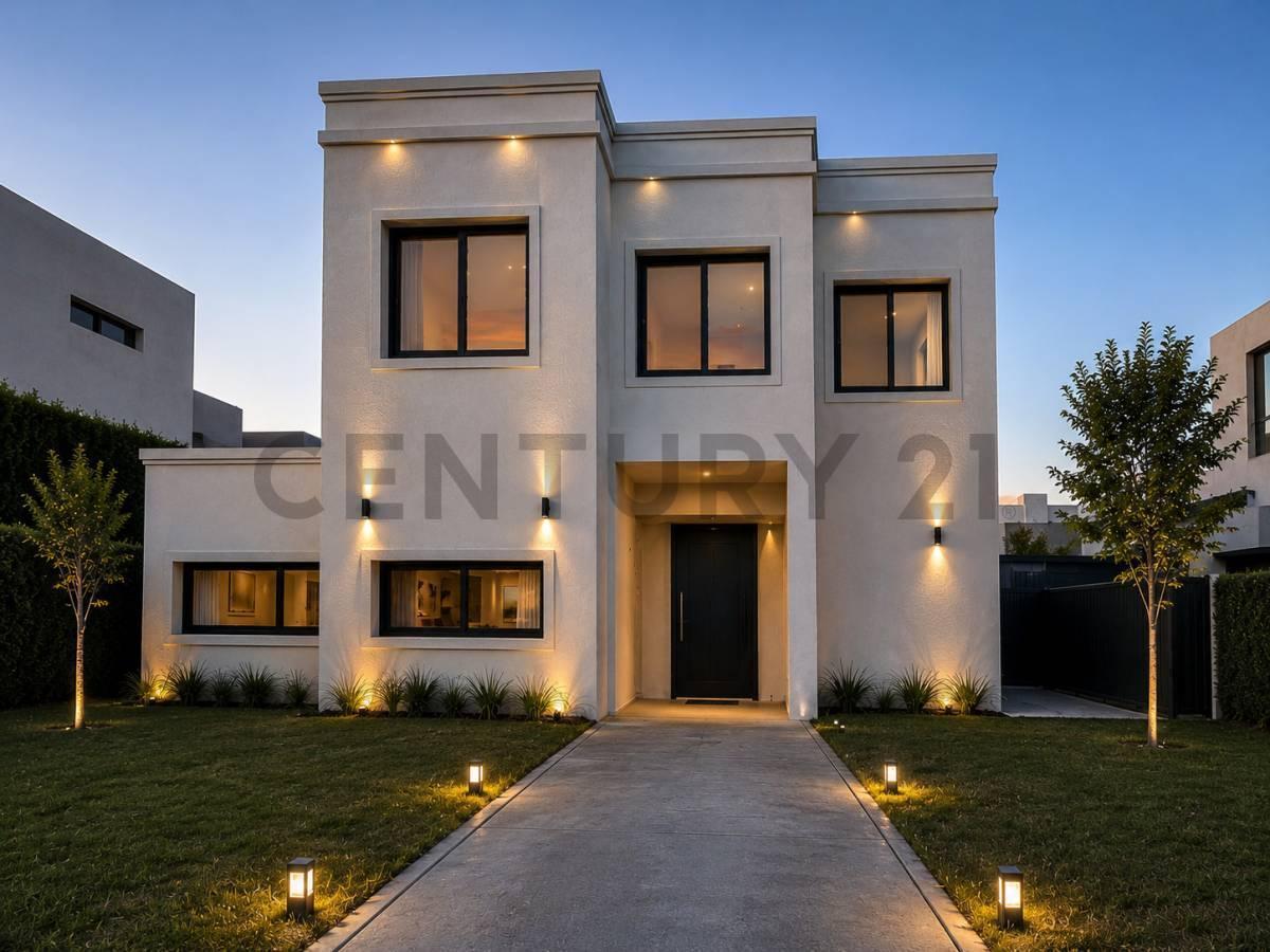 VENTA CASA 5 AMBIENTES BARRIO CERRADO EL CANTÓN MASCHWITZ PILETA VISTA AL LAGO