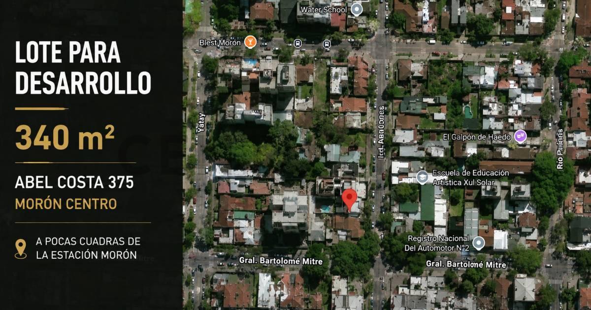 Foto de VENTA LOTE MORON CENTRO IDEAL INVERSOR 340 M2, imagen 5