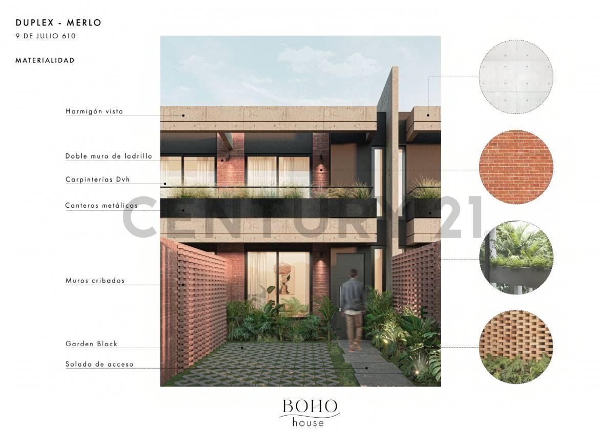 Foto de VENTA A ESTRENAR DUPLEX DE CATEGORIA 3 AMBIENTES EN MERLO CENTRO, imagen 2