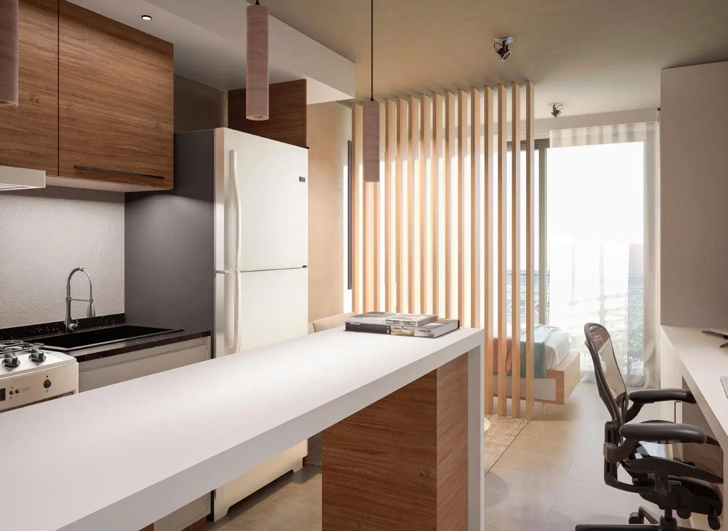 Departamento en venta estrenar de un dormitorio balcon al contrafrente 5