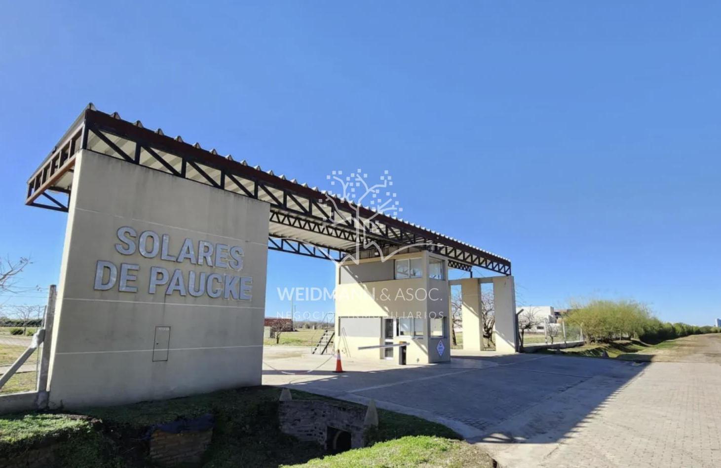 Lote en venta en Solares de Paucke, Autopista Santa Fe-Rosario