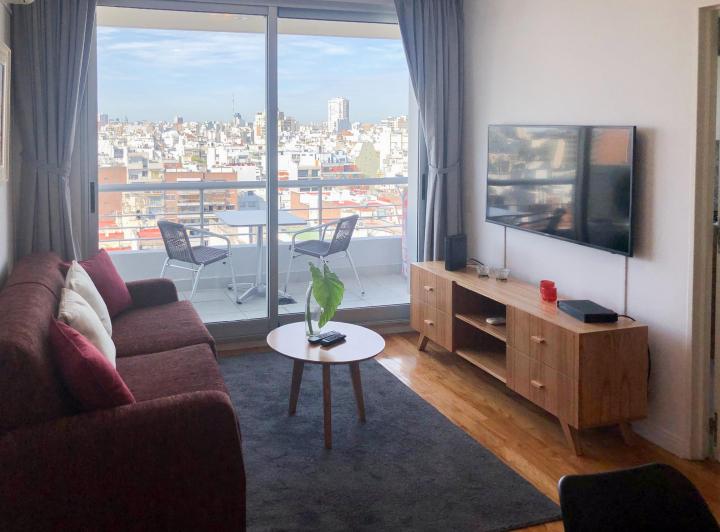 2 ambientes en Palermo. Amenities. Seguridad y cochera. Palermo Square Tower 1