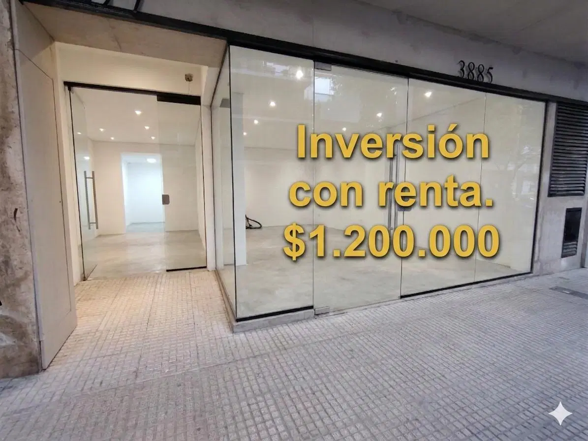 Local en venta en Almagro. Con renta mensual. 1