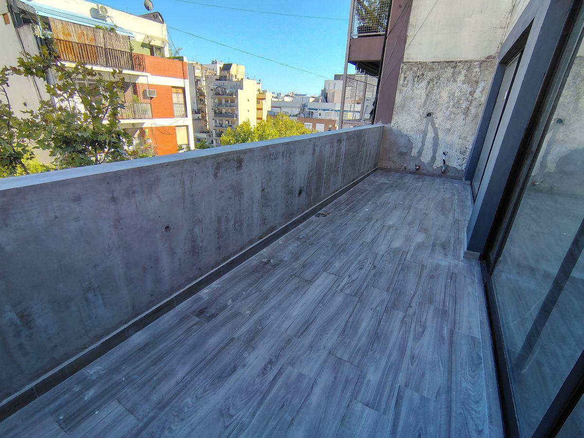 Departameno en venta. dos ambientes en almagro. Balcón/Terraza. Toilet. Estrenar