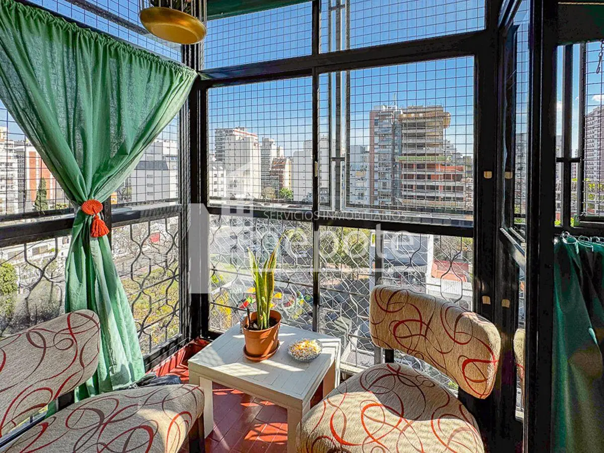 Departamento 3 Ambientes Piso Alto Vista Plaza Cochera Cubierta Villa Urquiza Oportunidad Apto 3