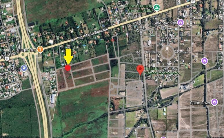 Terreno en venta en EL RECODO 2 - ESQUINA