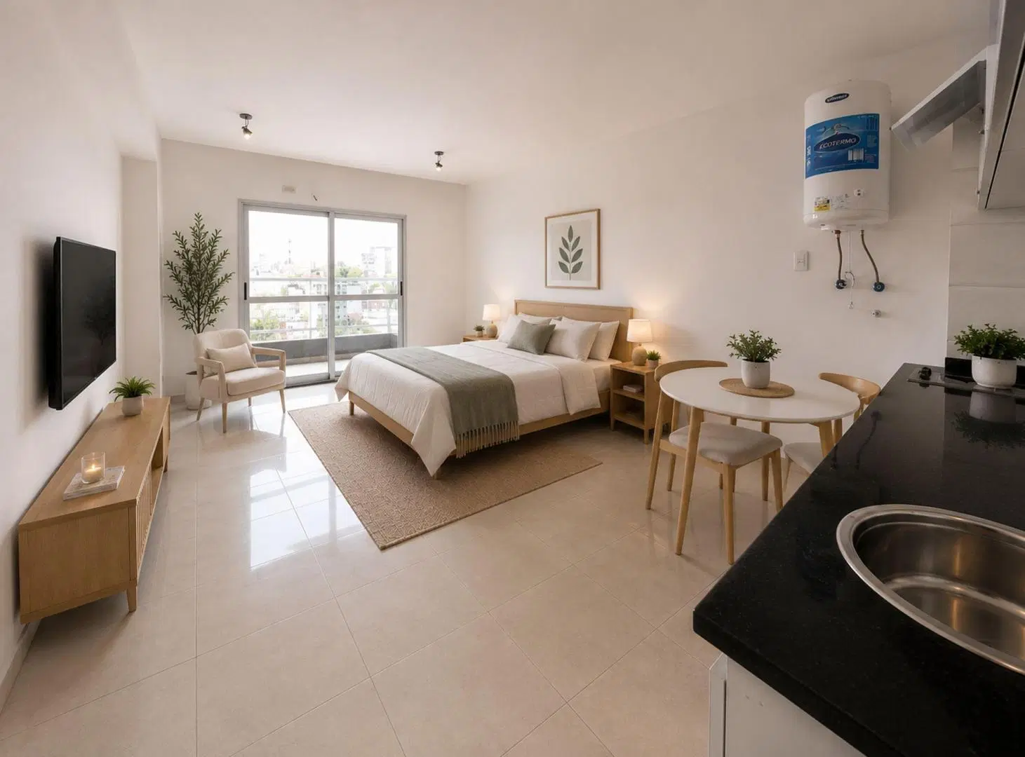 VENTA DEPTO MONOAMBIENTE VILLA LURO BALCON 3