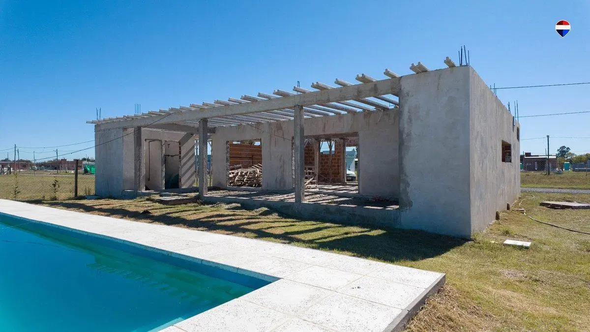 VENTA LOTE DOBLE 600 M2 CON PILETA + OBRA AVANZADA 3