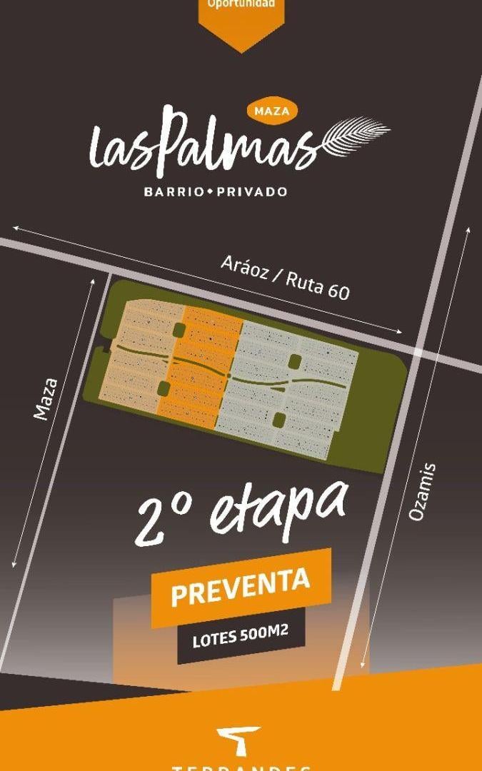 Preventa Barrio Privado Las Palmas Maza