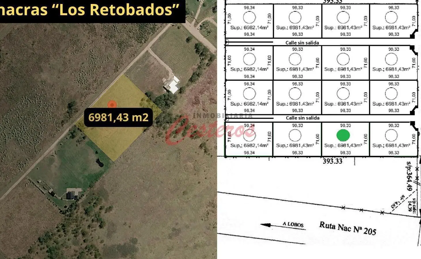 Terreno 7.000 m2 Calle interna barrio "Los Retobados" - Cañuelas 5