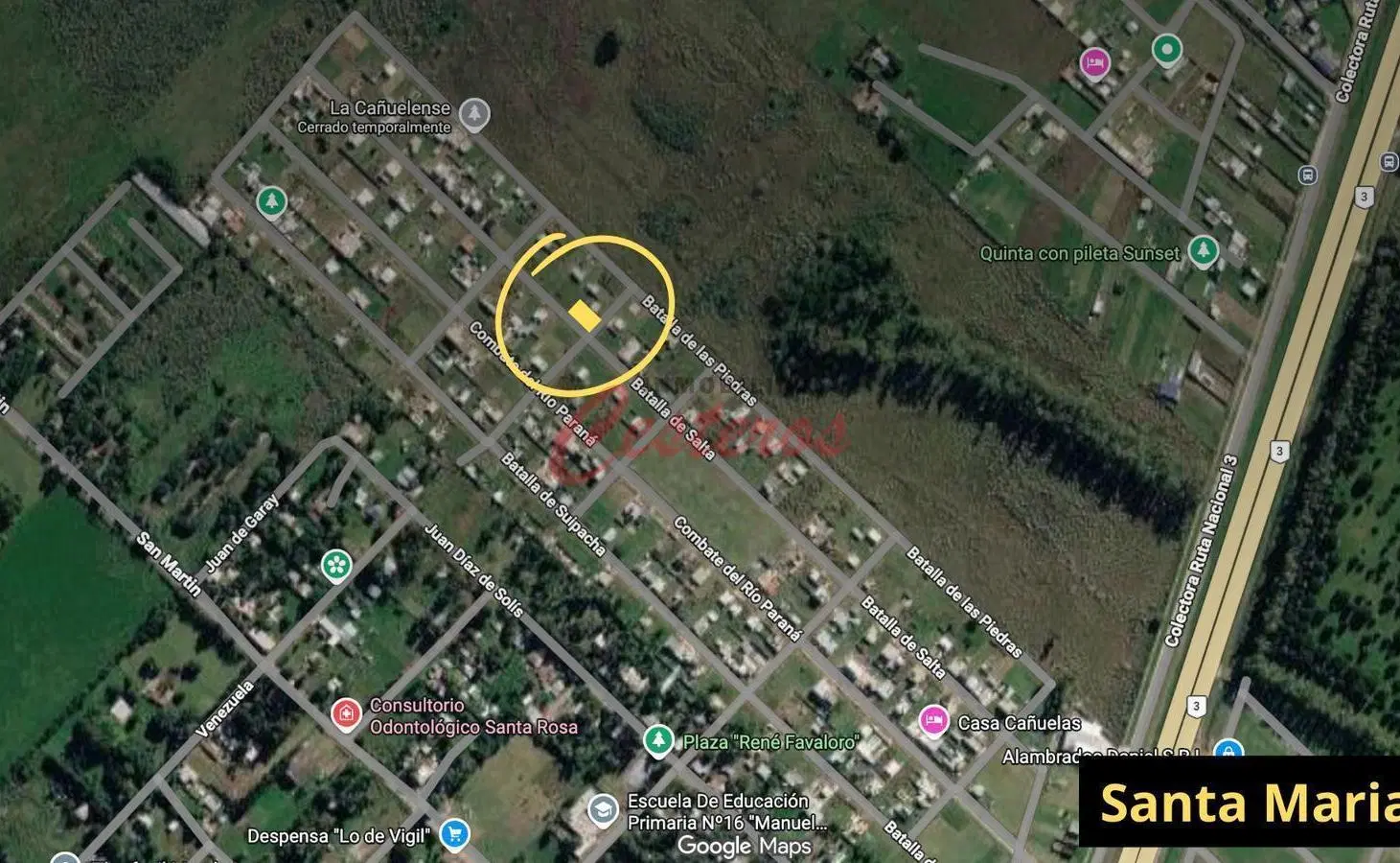 Terreno de 283m2 en calle Batalla de Salta - Barrio Santia Maria I - Cañuelas 2