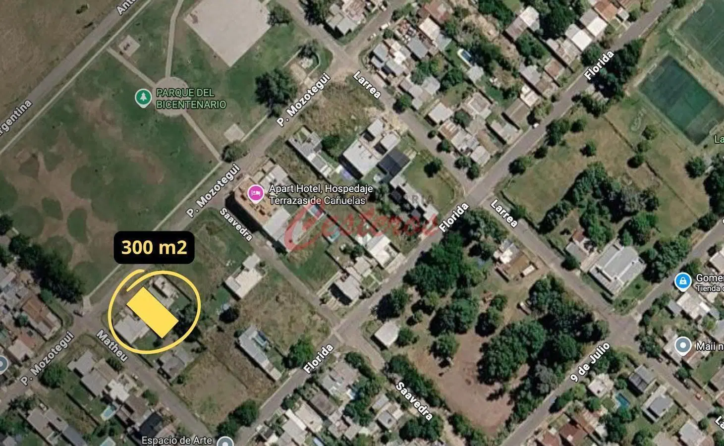 Terreno de 300m2 en calle Mozotegui, entre Saavedra y Matheu - Cañuelas 1