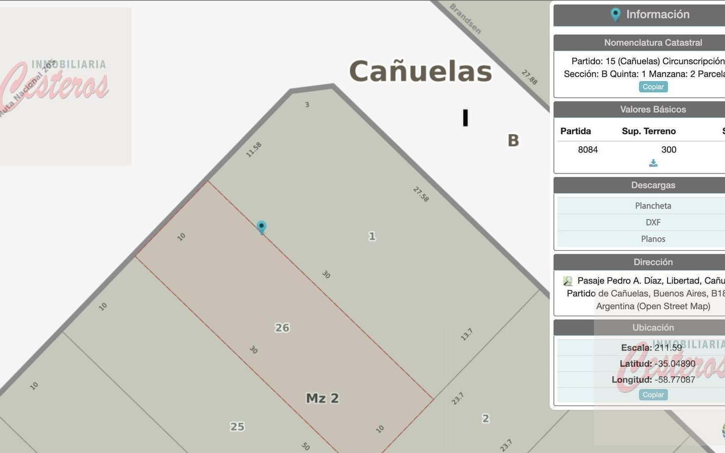 Foto de 2 Terrenos sobre Pasaje Padre Diaz y Brandsen, Ingreso Cañuelas., imagen 4