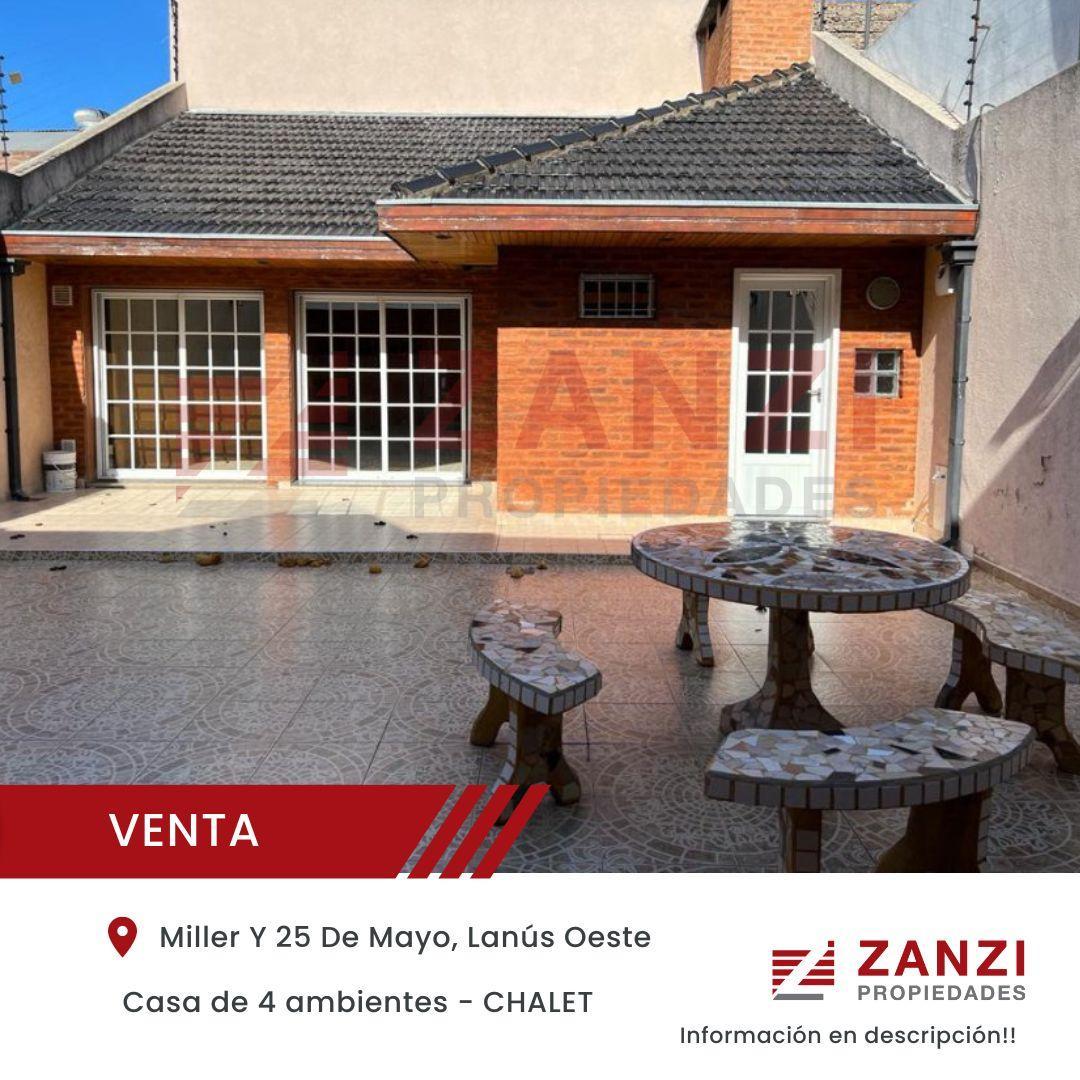 Casa de 4 Ambientes - Chalet - Miller y 25 de Mayo 1