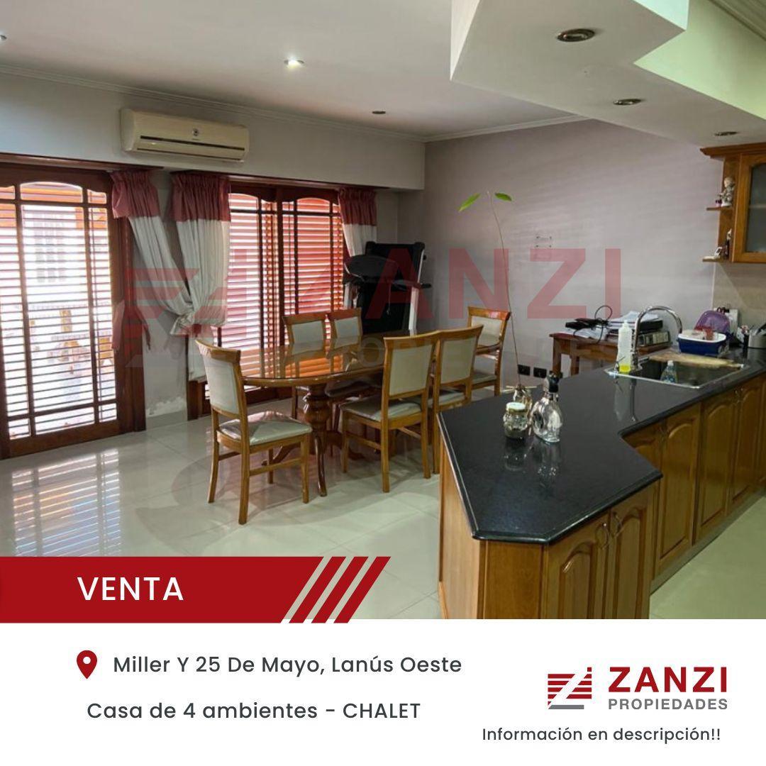 Casa de 4 Ambientes - Chalet - Miller y 25 de Mayo 2