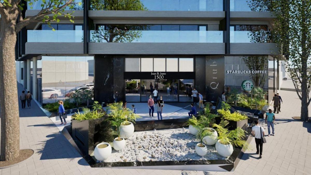 Oficina en Qiub – Piso 17 | 172 m² con cochera | Posibilidad de ampliación