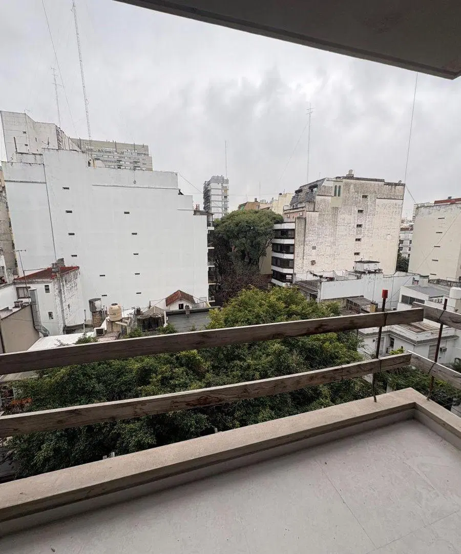 2 ambientes en esquina con doble balcón, toilette y baño completo – 59m² totales- full amenities 3