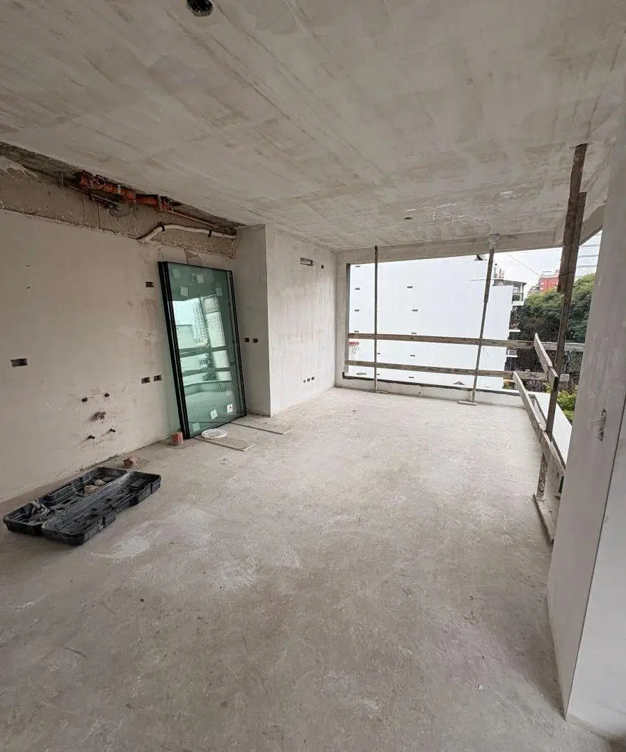 2 ambientes en esquina con doble balcón, toilette y baño completo – 59m² totales- full amenities 2