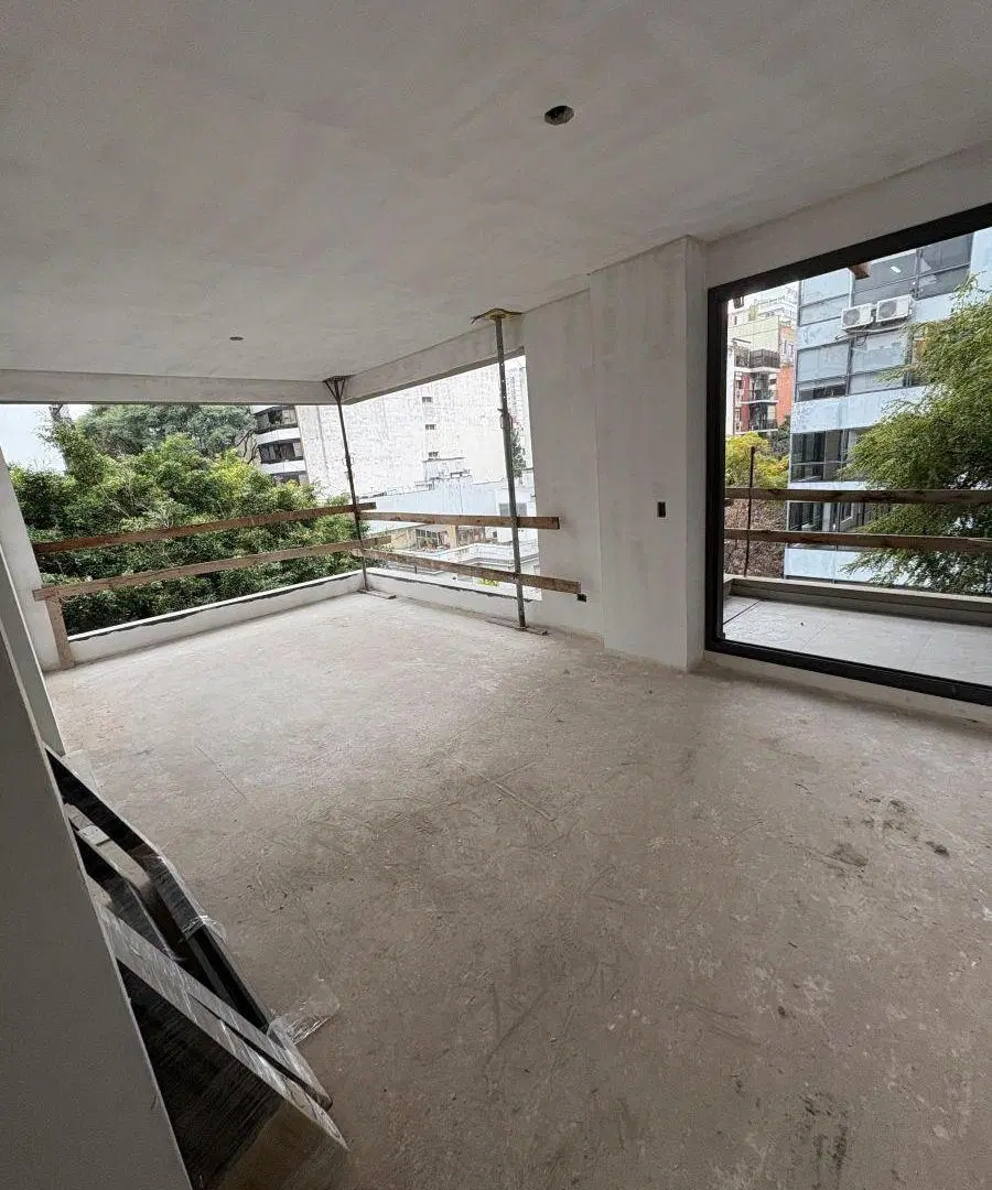 2 ambientes en esquina con doble balcón, toilette y baño completo – 59m² totales- full amenities 5