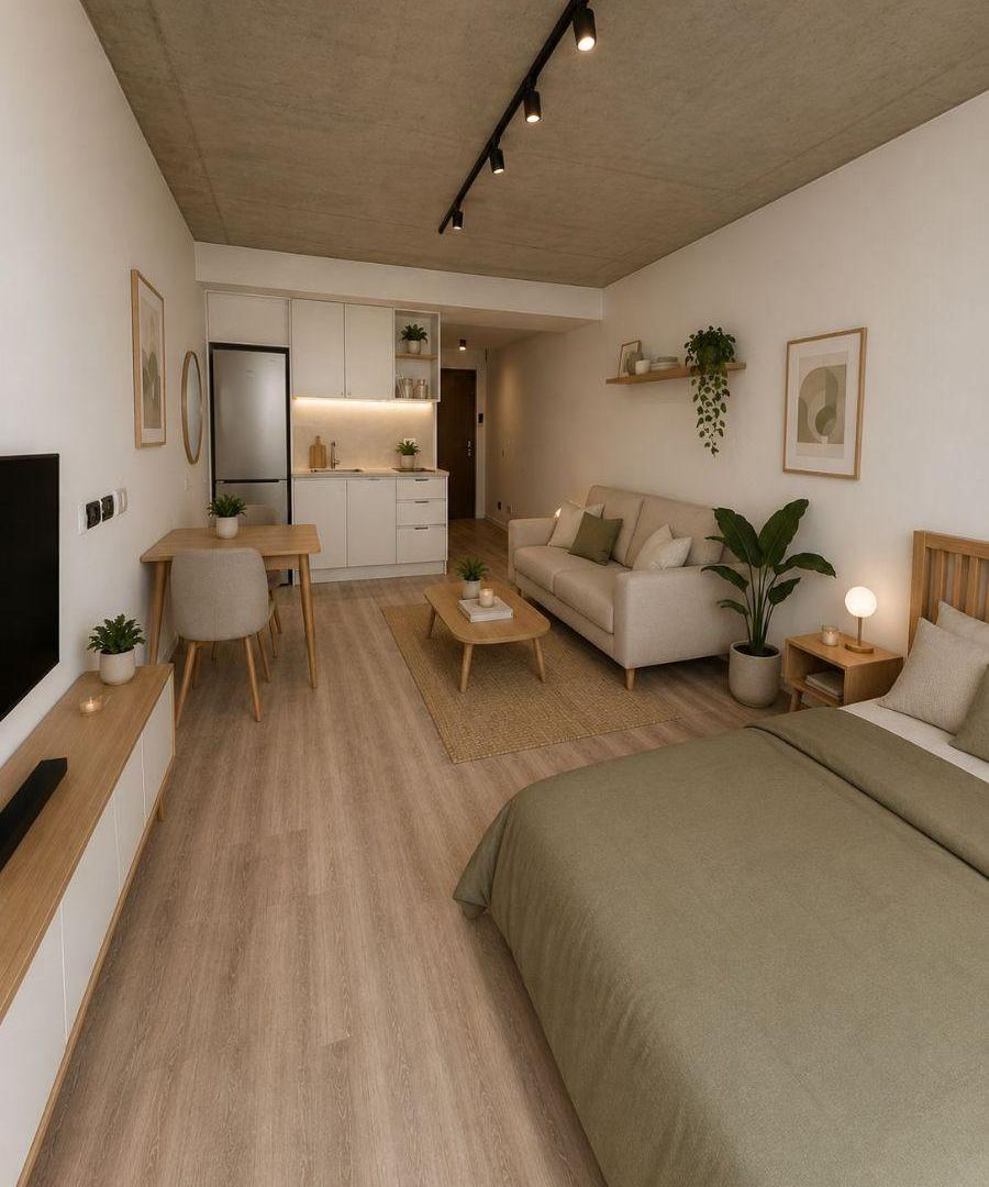 Monoambiente a estrenar- apto Airbnb con balcón en Maker Núñez – Piso 8