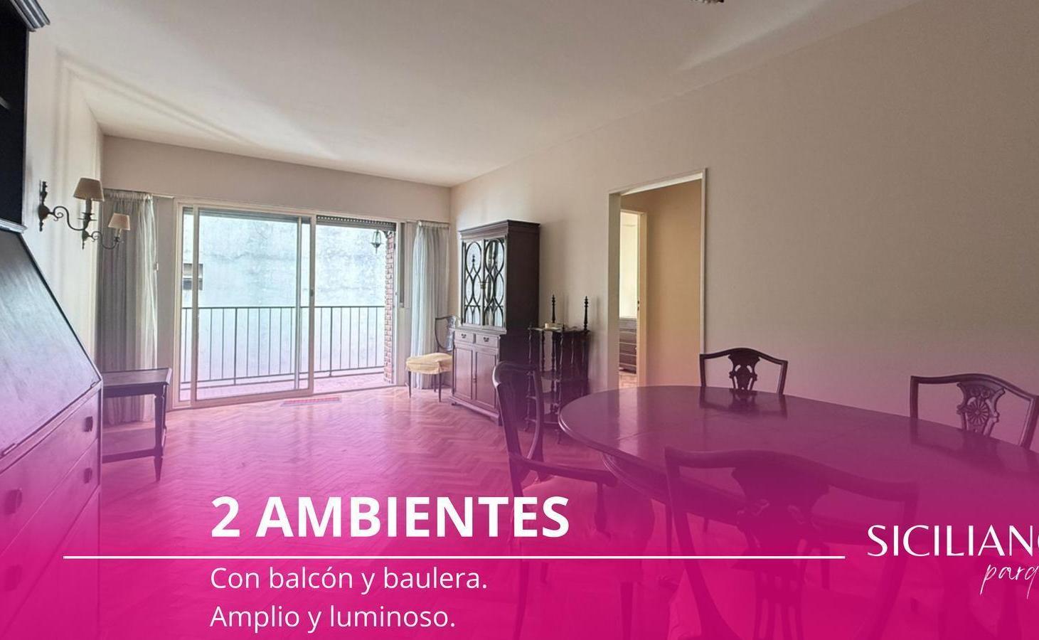 Venta - Departamento - 2 ambientes - Recoleta - Balcón y Baulera