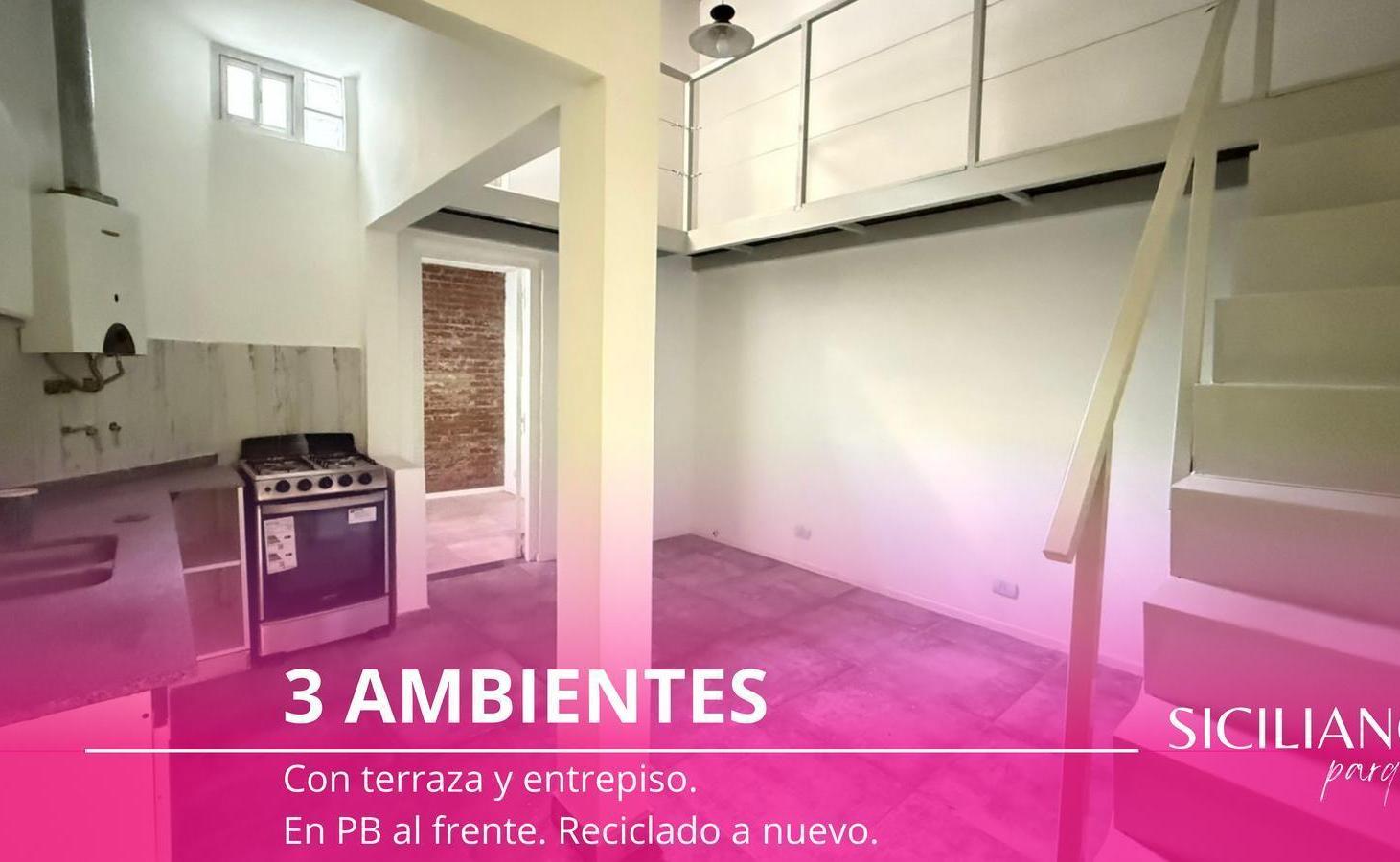 Venta - PH - 3 ambientes - Flores - Terraza