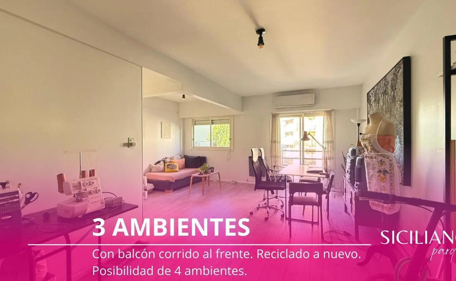 Venta - Departamento - 3 Ambientes- Caballito - Reciclado a nuevo 2