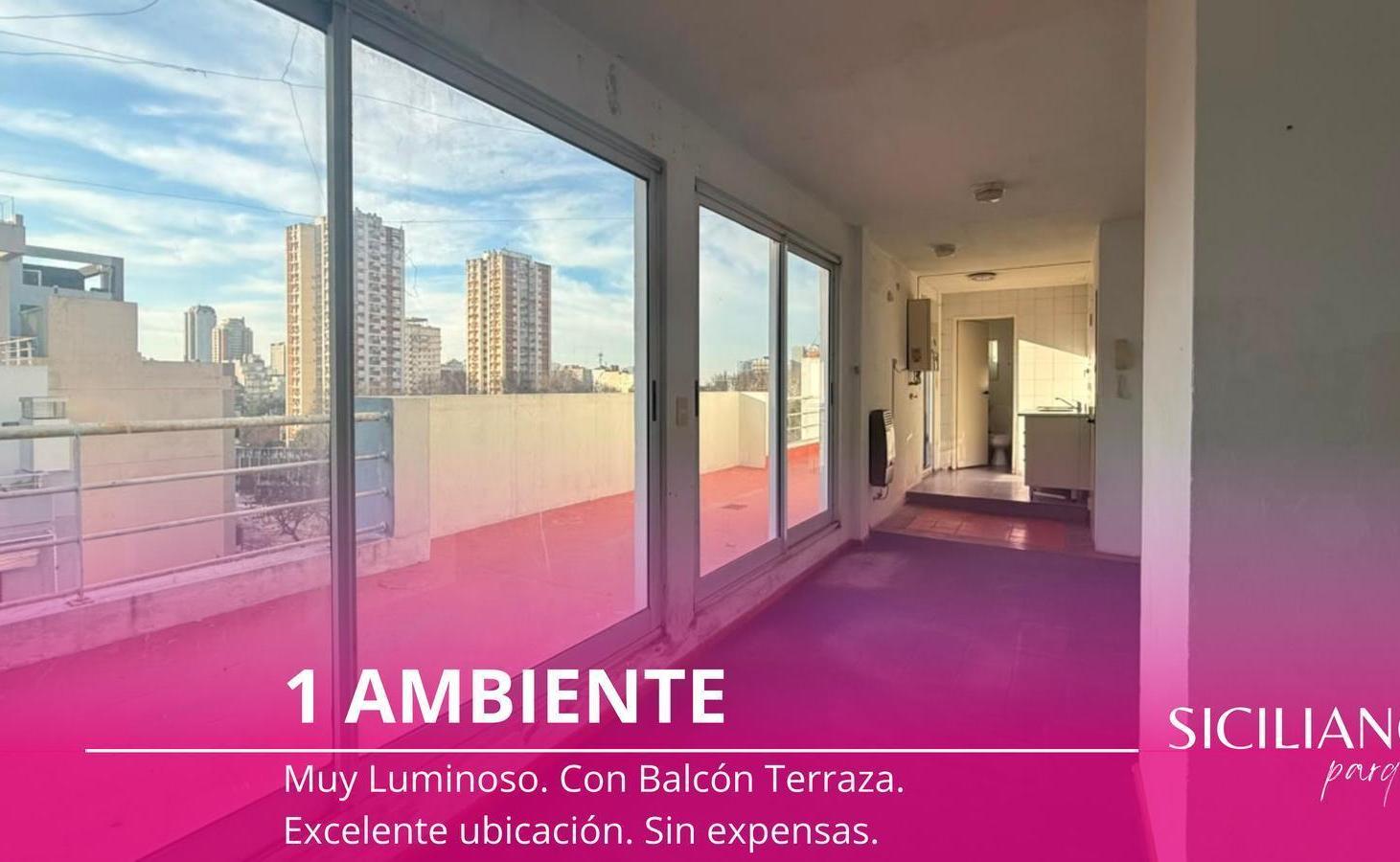 Foto de Alquiler - Departamento - 1 ambiente - Belgrano - Balcón Terraza, imagen 1