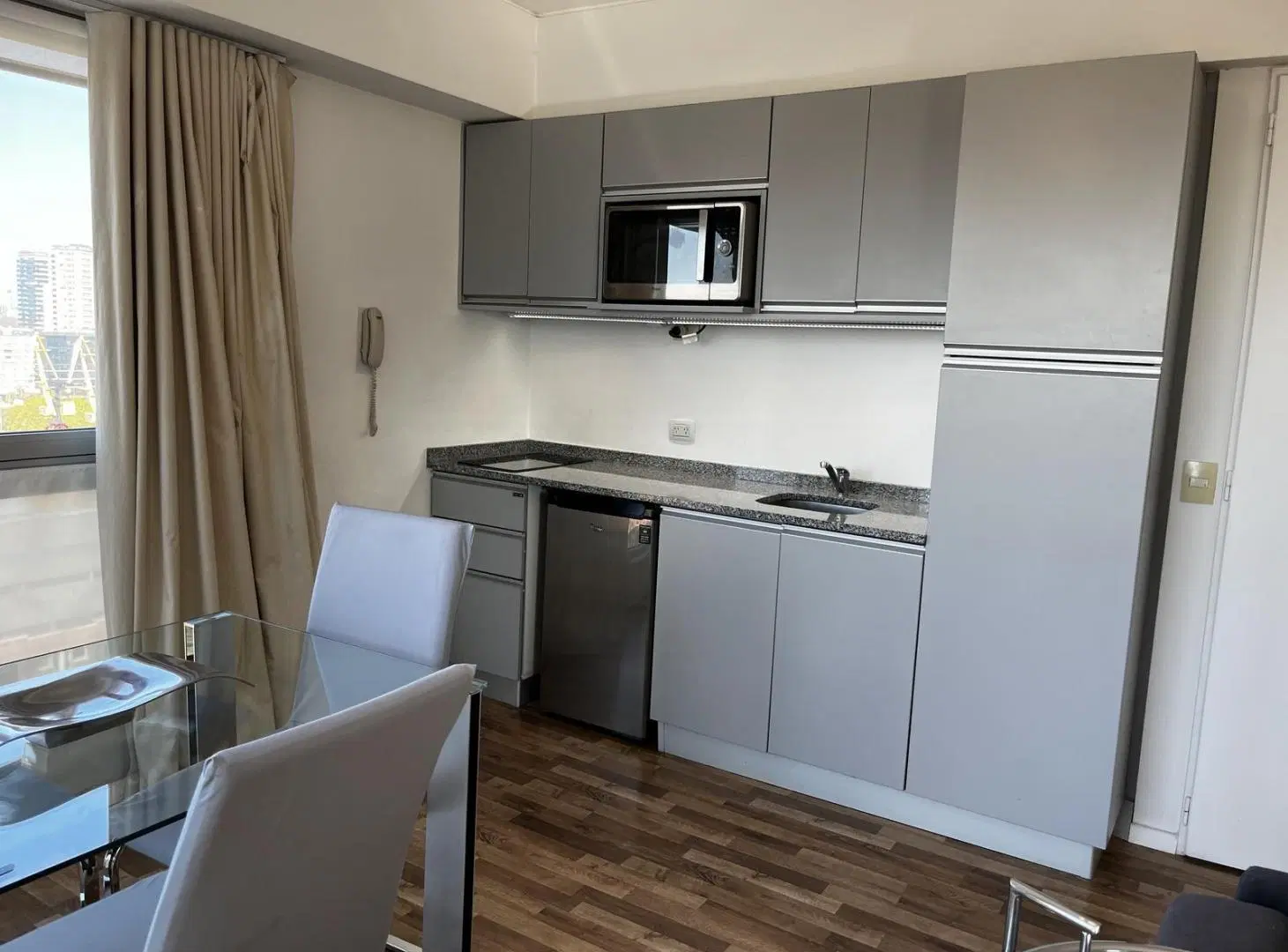 Departamento monoambiente en Alquier Quartier Madero con cochera!!! Amenities!! 2